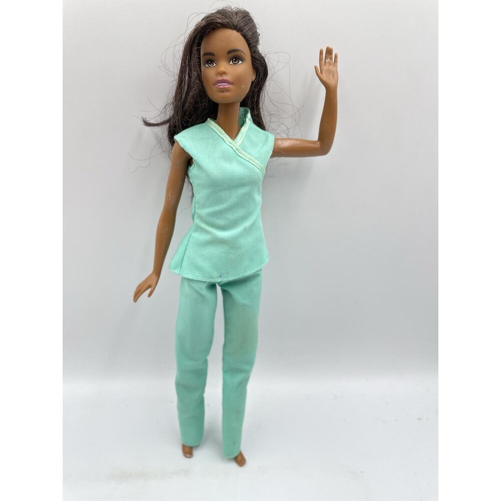 Mattel Barbie Careers Baby Doctor Nurse Doll in Scrubs